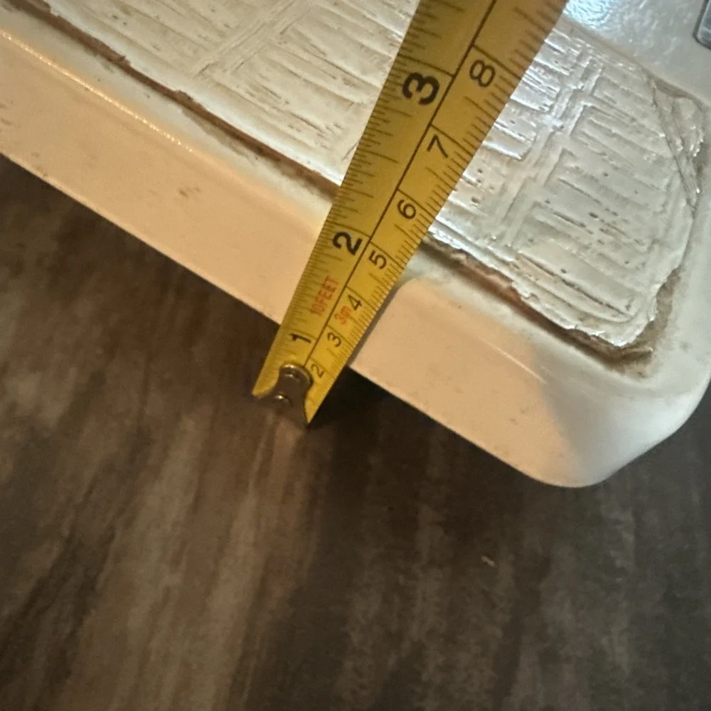 Vintage Hanson Bathroom Weight Scale White Retro Prop Wear Areas Works